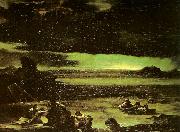 charles billoin scene de deluge oil painting